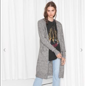 NWOT & Other Stories Long Mohair-Blend Cardigan